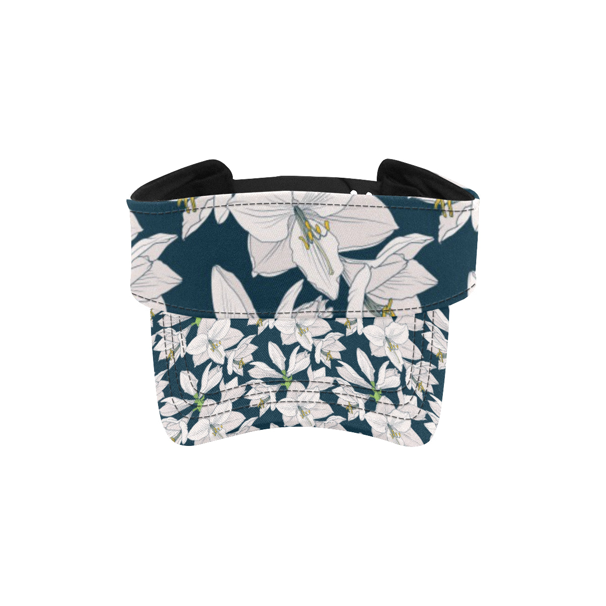 Amaryllis Pattern Print Design AL02 Unisex Sun Visor