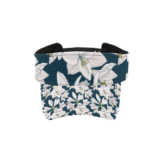 Amaryllis Pattern Print Design AL02 Unisex Sun Visor