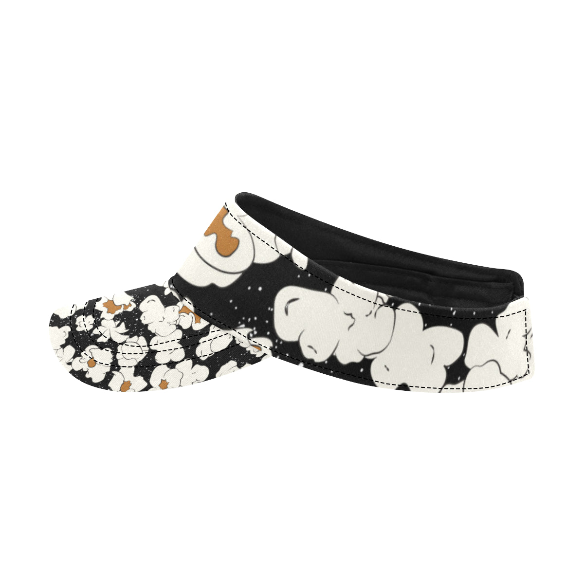 Popcorn Pattern Print Design A02 Unisex Sun Visor