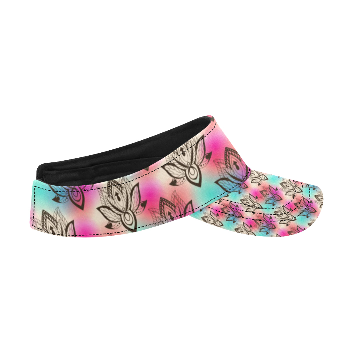 lotus Boho Pattern Print Design LO02 Unisex Sun Visor