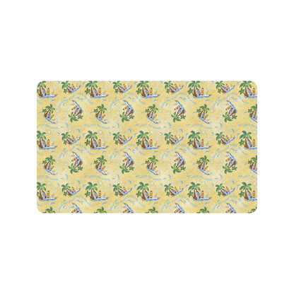 Surf Catch the Wave Design Rubber Doormat