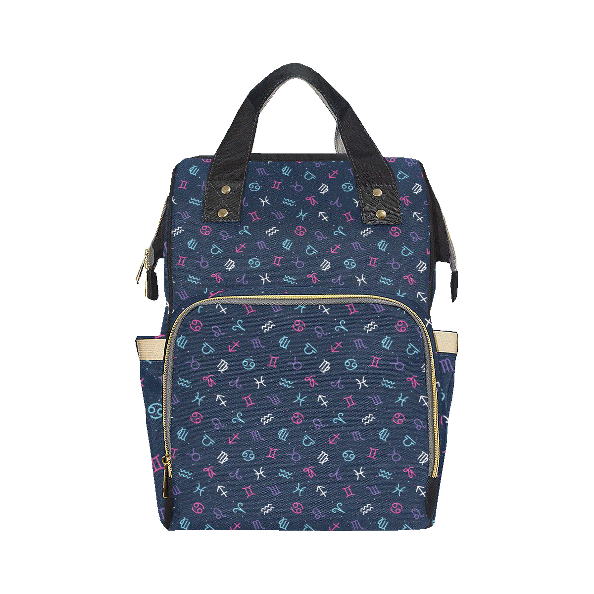 Constellation Pattern Print Design 04 Diaper Bag Backpack