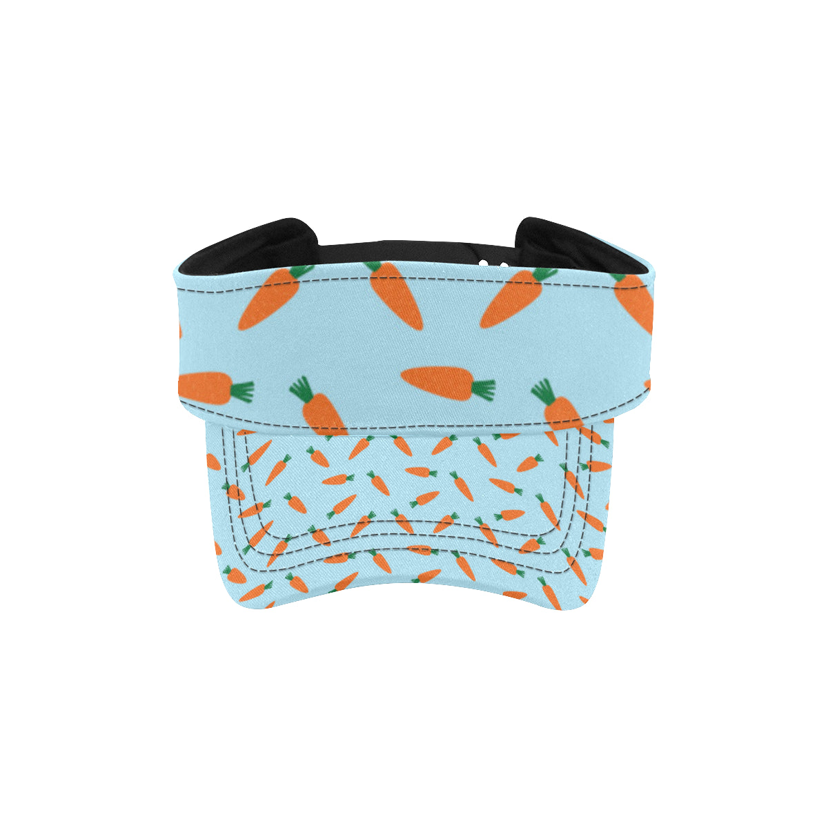 Carrot Pattern Print Design 03 Unisex Sun Visor