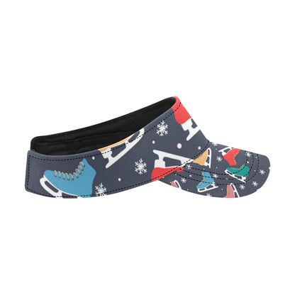Ice Skate Pattern Print Design 04 Unisex Sun Visor