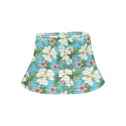 Plumeria Pattern Print Design PM028 Unisex Bucket Hat