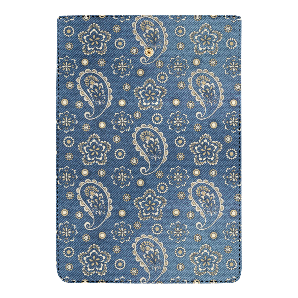 Jean Paisley Pattern Print Design 01 Women's Trifold Wallet