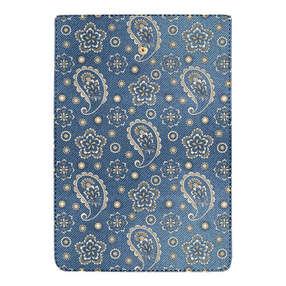 Jean Paisley Pattern Print Design 01 Women's Trifold Wallet