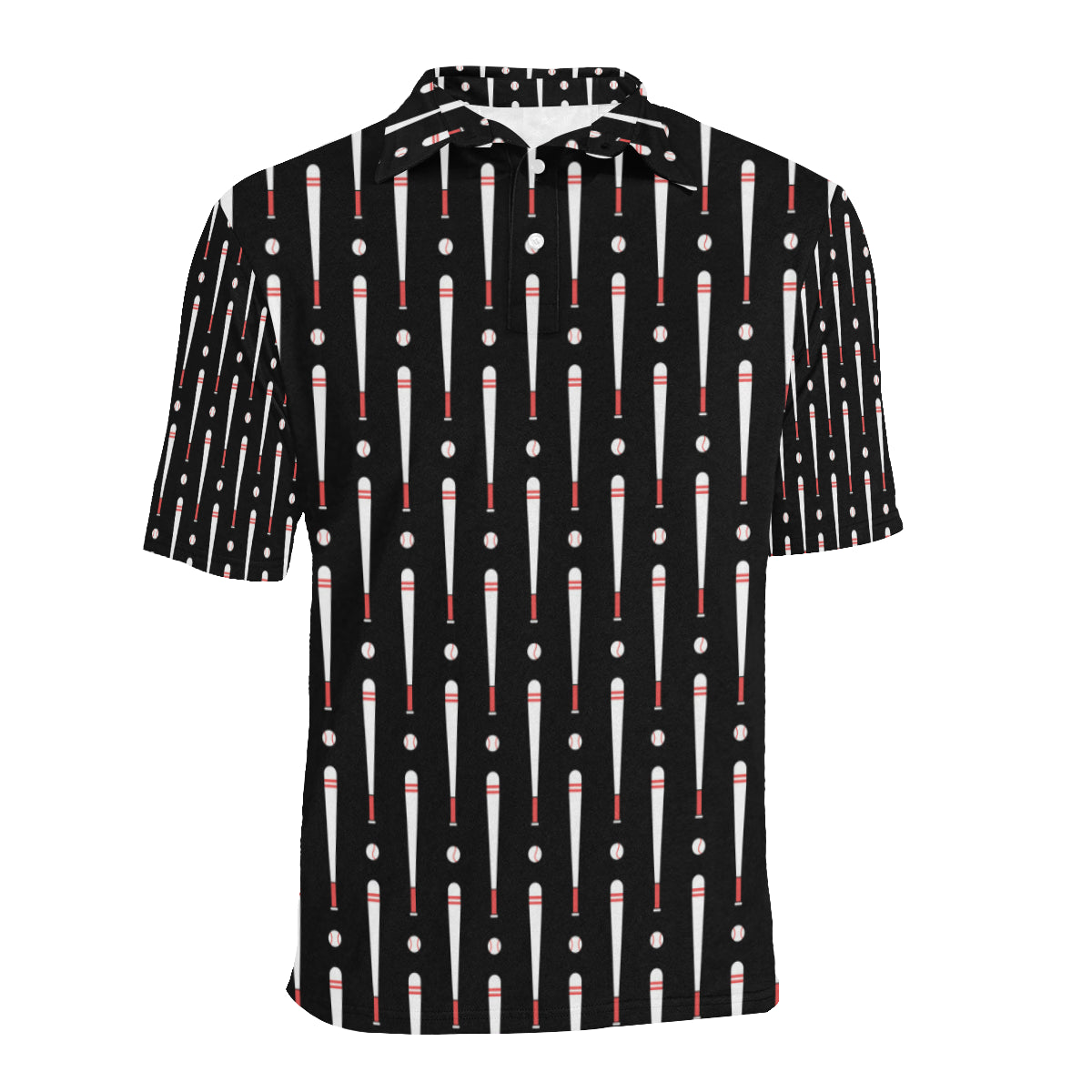 Baseball Pattern Print Design 03 Men Polo Shirt