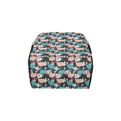 Guinea Fowl Pattern Print Design 03 Diaper Bag Backpack