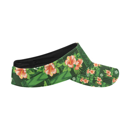 Hibiscus Pattern Print Design HB05 Unisex Sun Visor