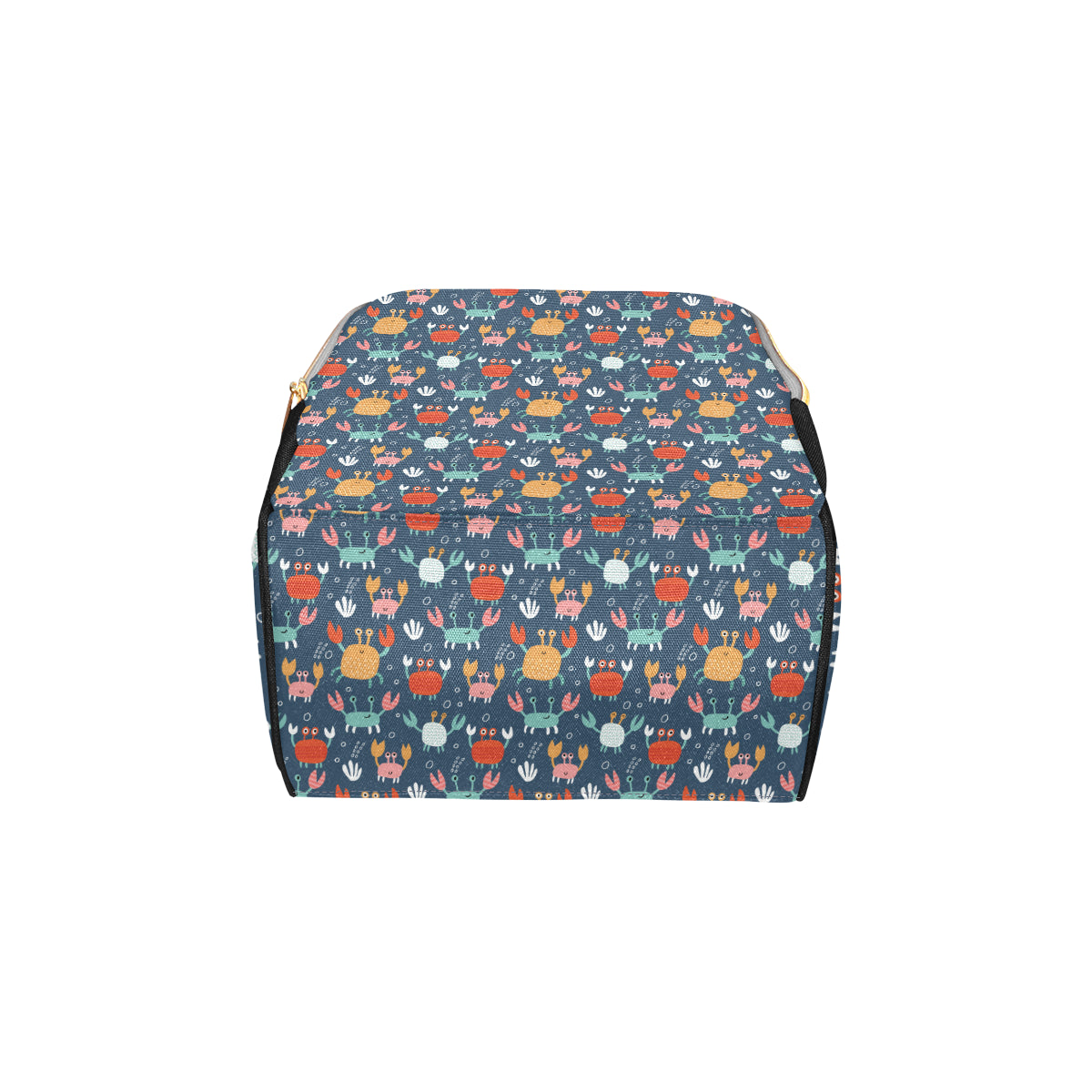 Crab Pattern Print Design 05 Diaper Bag Backpack
