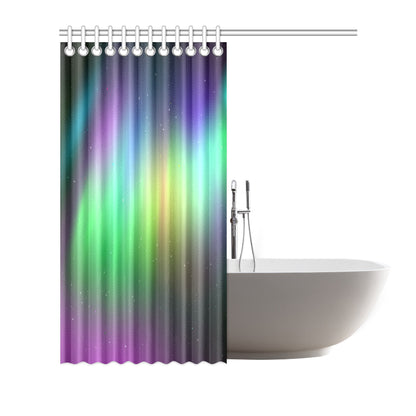 Aurora Borealis Pattern Print Design 03 Shower Curtain