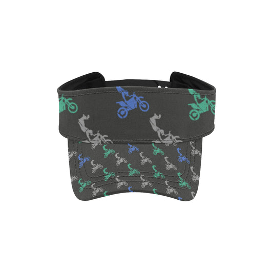 Motocross Pattern Print Design 02 Unisex Sun Visor