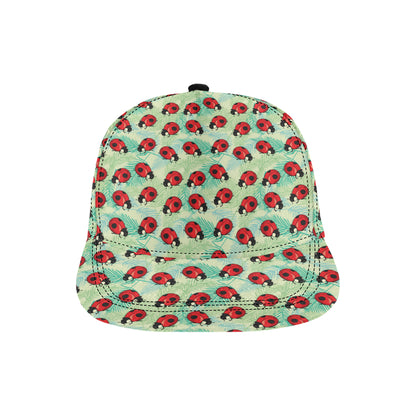 Ladybug Cute Print Pattern Snapback Cap