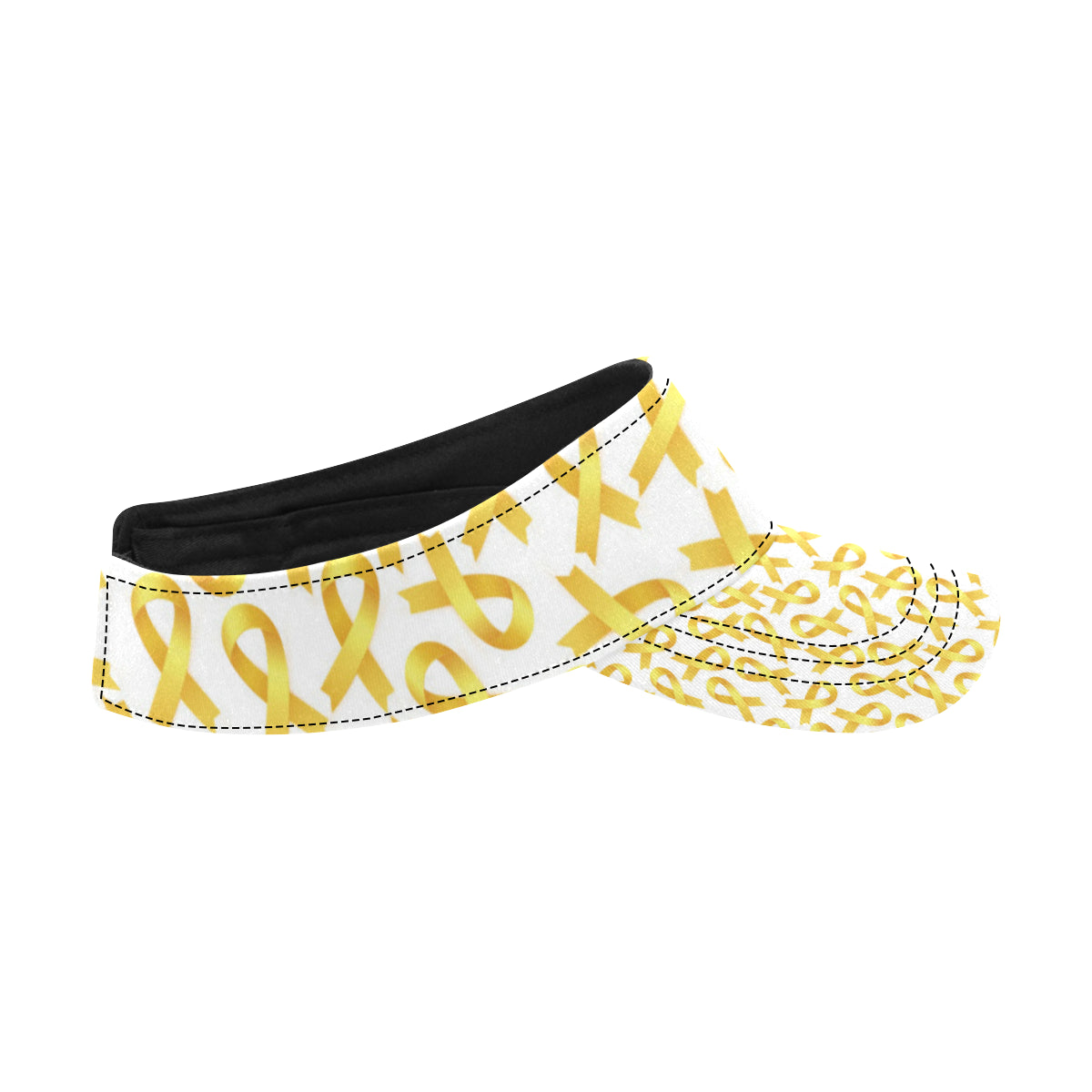 Childhood cancer Pattern Print Design 02 Unisex Sun Visor