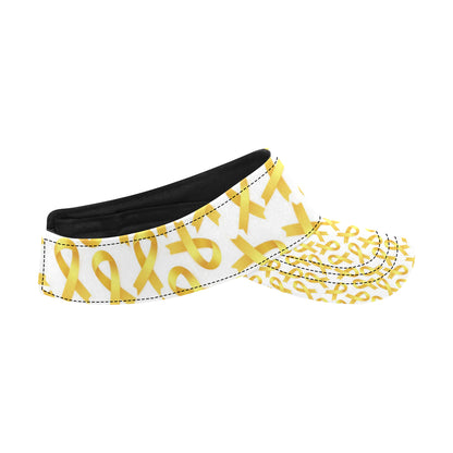 Childhood cancer Pattern Print Design 02 Unisex Sun Visor
