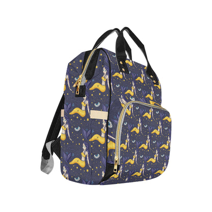 Pisces Pattern Print Design A04 Diaper Bag Backpack