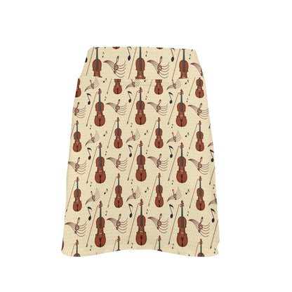 Cello Print Design LKS402 17" Golf & Pickleball Skort with Pockets