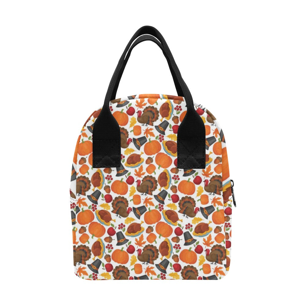 Thanksgiving Print Design LKS304 Insulated Lunch Bag