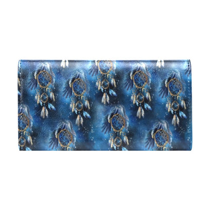 Eagles Dream Catcher Themed Women's Trifold Wallet
