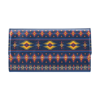 Southwest Pattern Print Design LKS306 Women's Trifold Wallet