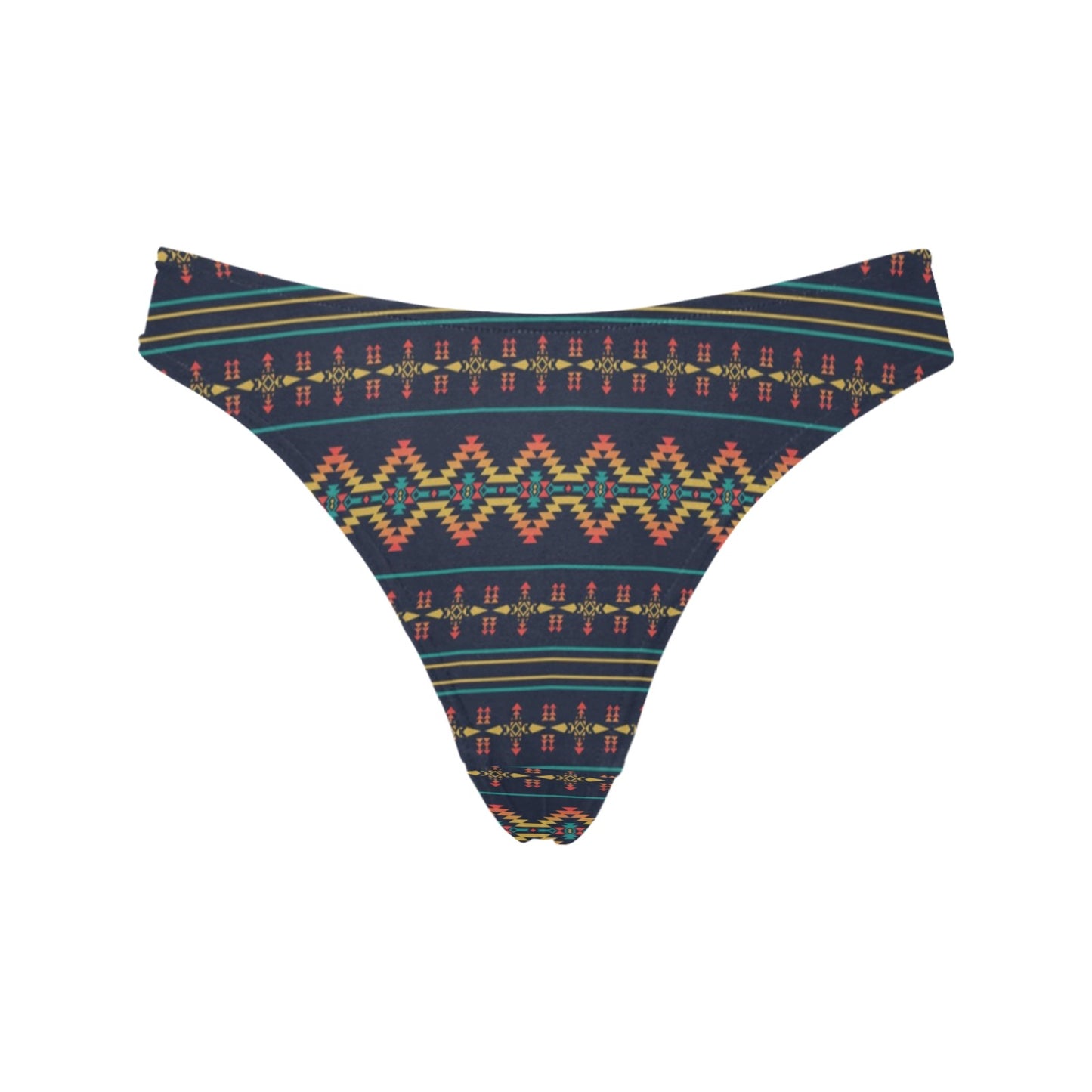 Southwest American Design Themed Print Women's Thongs