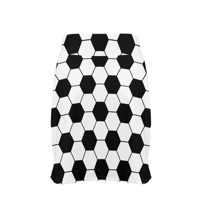 Soccer Ball Texture Print Design LKS303 17" Golf & Pickleball Skort with Pockets