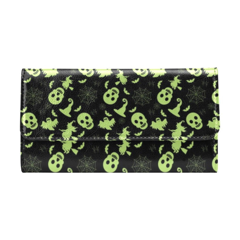 Witch Halloween Print Design LKS306 Women's Trifold Wallet