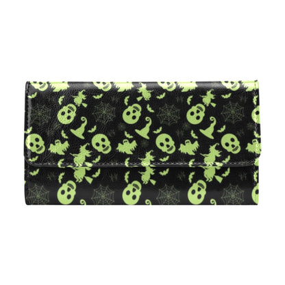 Witch Halloween Print Design LKS306 Women's Trifold Wallet