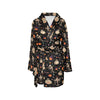 Mummy Halloween Print Design LKS303 Women's Fleece Robe