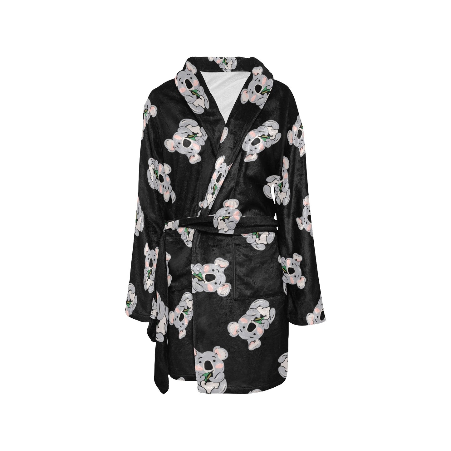 Koala Pattern Print Design 05 Women's Fleece Robe