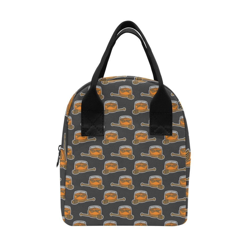 Honey Bee Print Design LKS305 Insulated Lunch Bag
