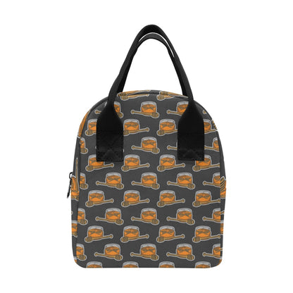 Honey Bee Print Design LKS305 Insulated Lunch Bag