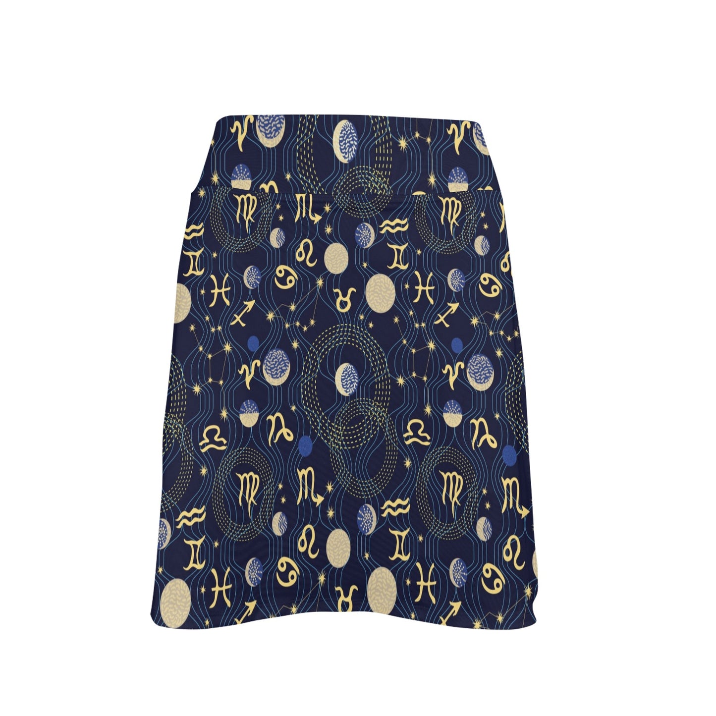 Zodiac Print Design LKS302 17" Golf & Pickleball Skort with Pockets