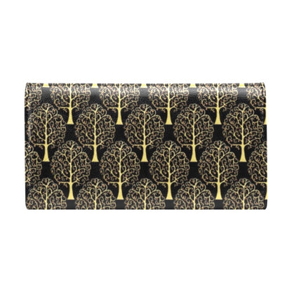 Tree Of Life Print Design LKS302 Women's Trifold Wallet