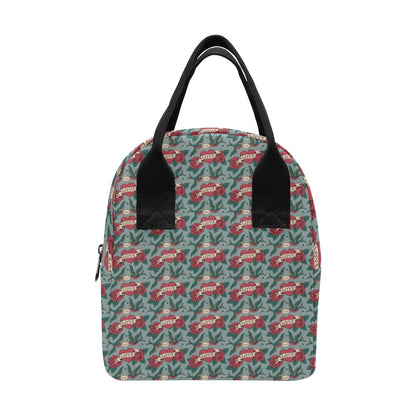 Tattoo Heart Print Design LKS301 Insulated Lunch Bag