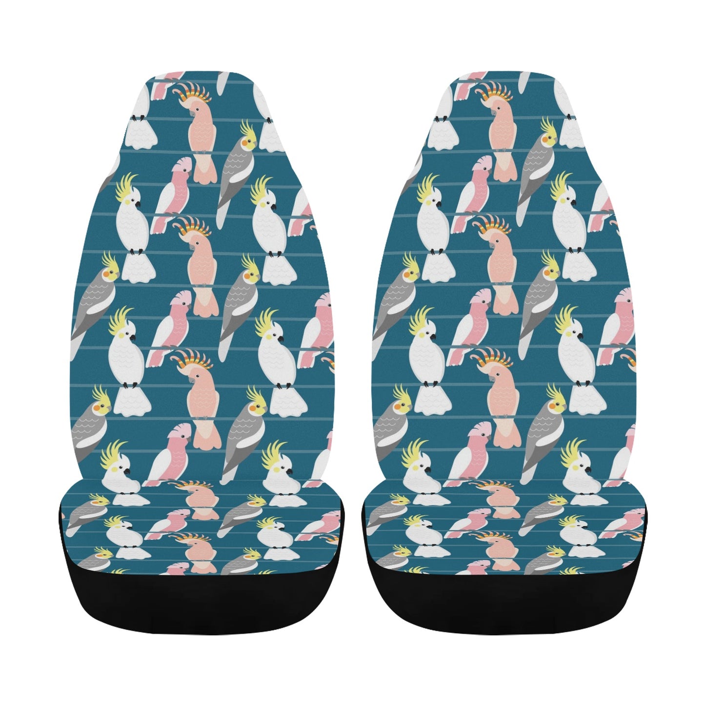Cockatoo Print Design LKS401 Car Seat Covers