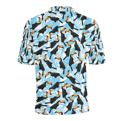 Toucan Print Design LKS303 Men Polo Shirt
