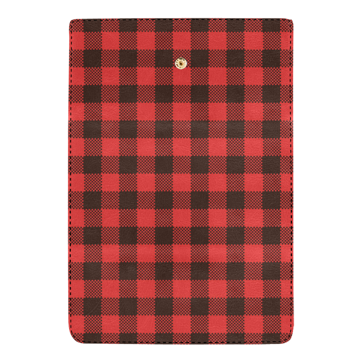 Buffalo check Red Pattern Print Design 05 Women's Trifold Wallet