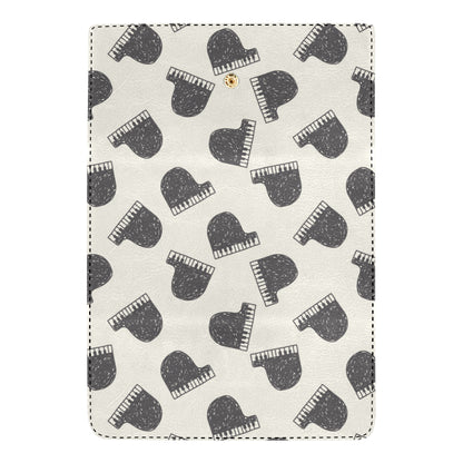 Piano Pattern Print Design 04 Women's Trifold Wallet