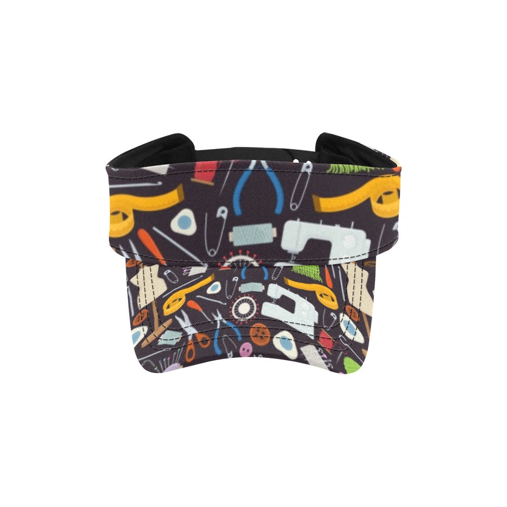 Sewing Equipment Print Design LKS308 Unisex Sun Visor