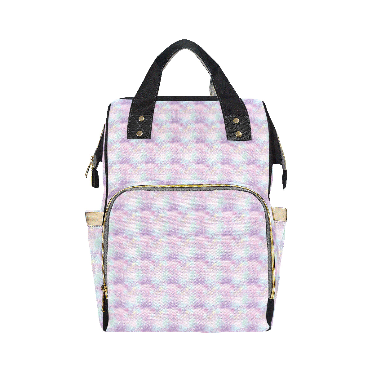 Aquarius Zodiac Pattern Print Design 01 Diaper Bag Backpack