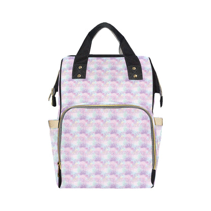 Aquarius Zodiac Pattern Print Design 01 Diaper Bag Backpack