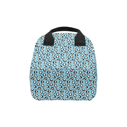 Penguin Happy Print Insulated Lunch Bag