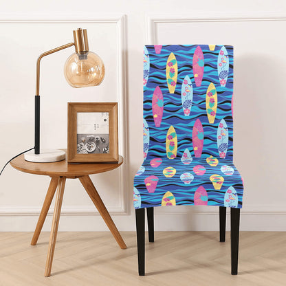 Surfboard Print Design LKS304 Dining Chair Slipcover