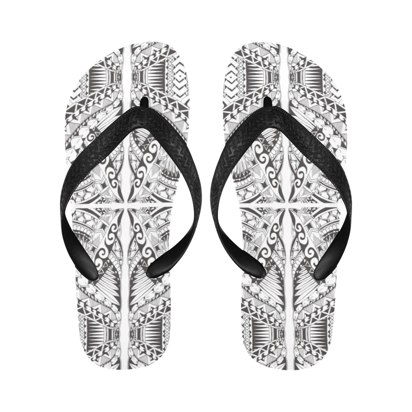 Samoan Style Print Design LKS301 Flip Flops