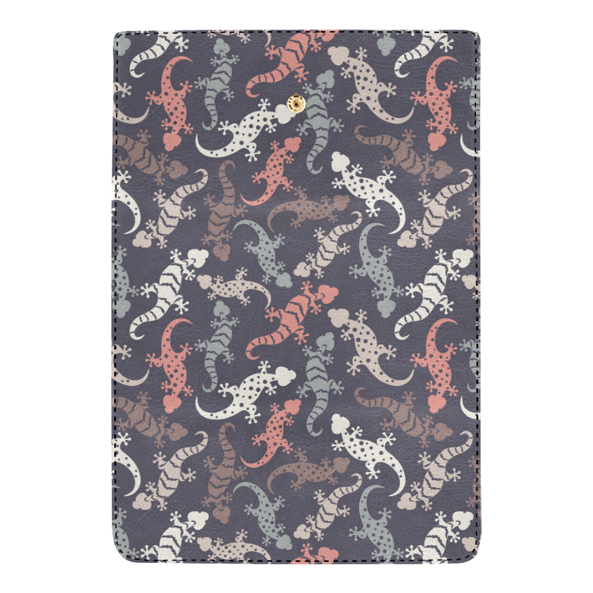Gecko Pattern Print Design 02 Women's Trifold Wallet