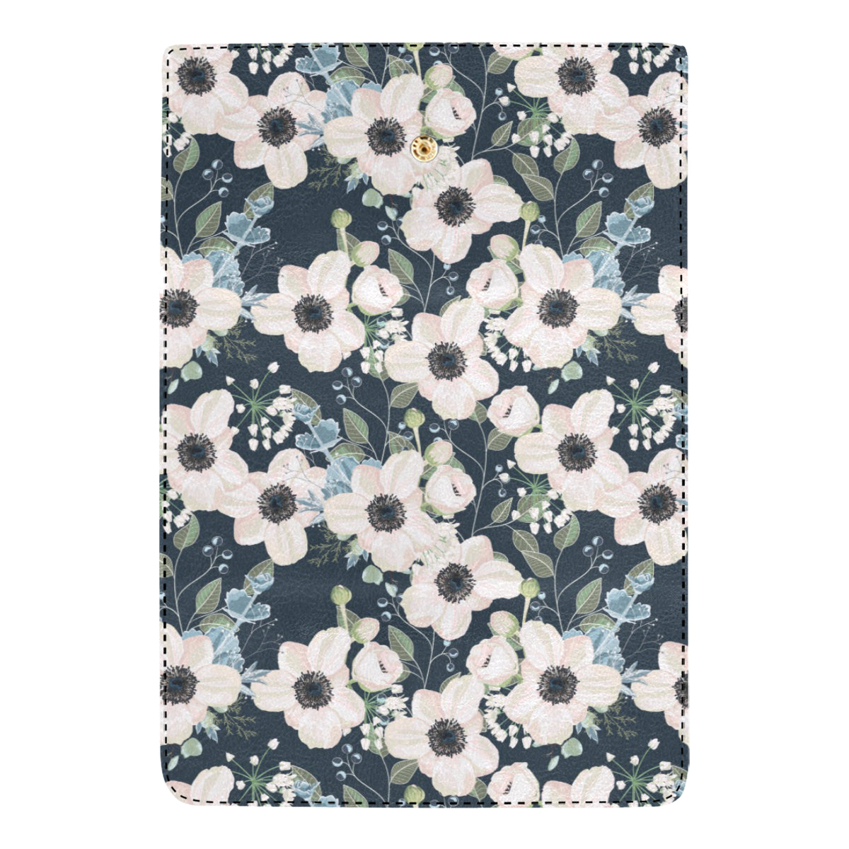 Anemone Pattern Print Design AM02 Women's Trifold Wallet