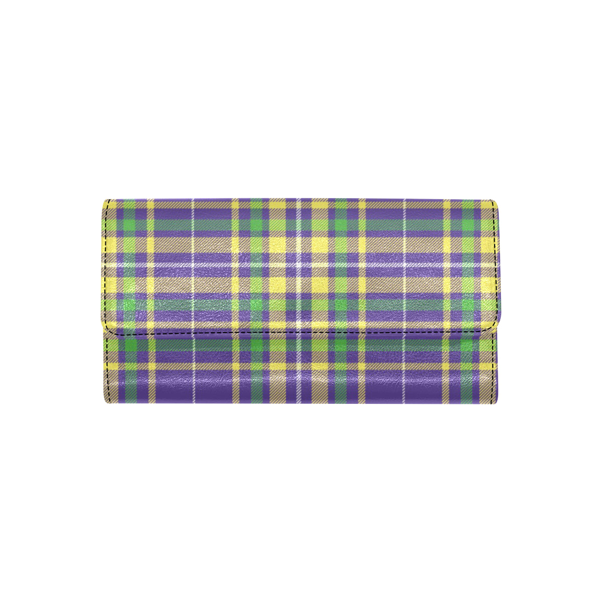 Mardi Gras Pattern Print Design 010 Women's Trifold Wallet