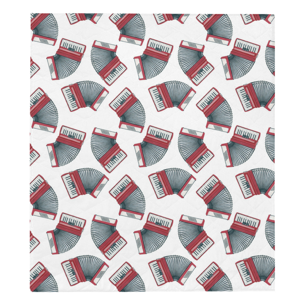 Accordion Pattern Print Design 03 Premium Quilt